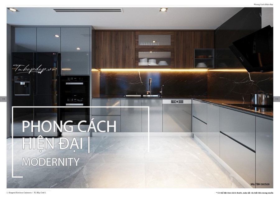 Thiết kế phòng bếp hiện đại